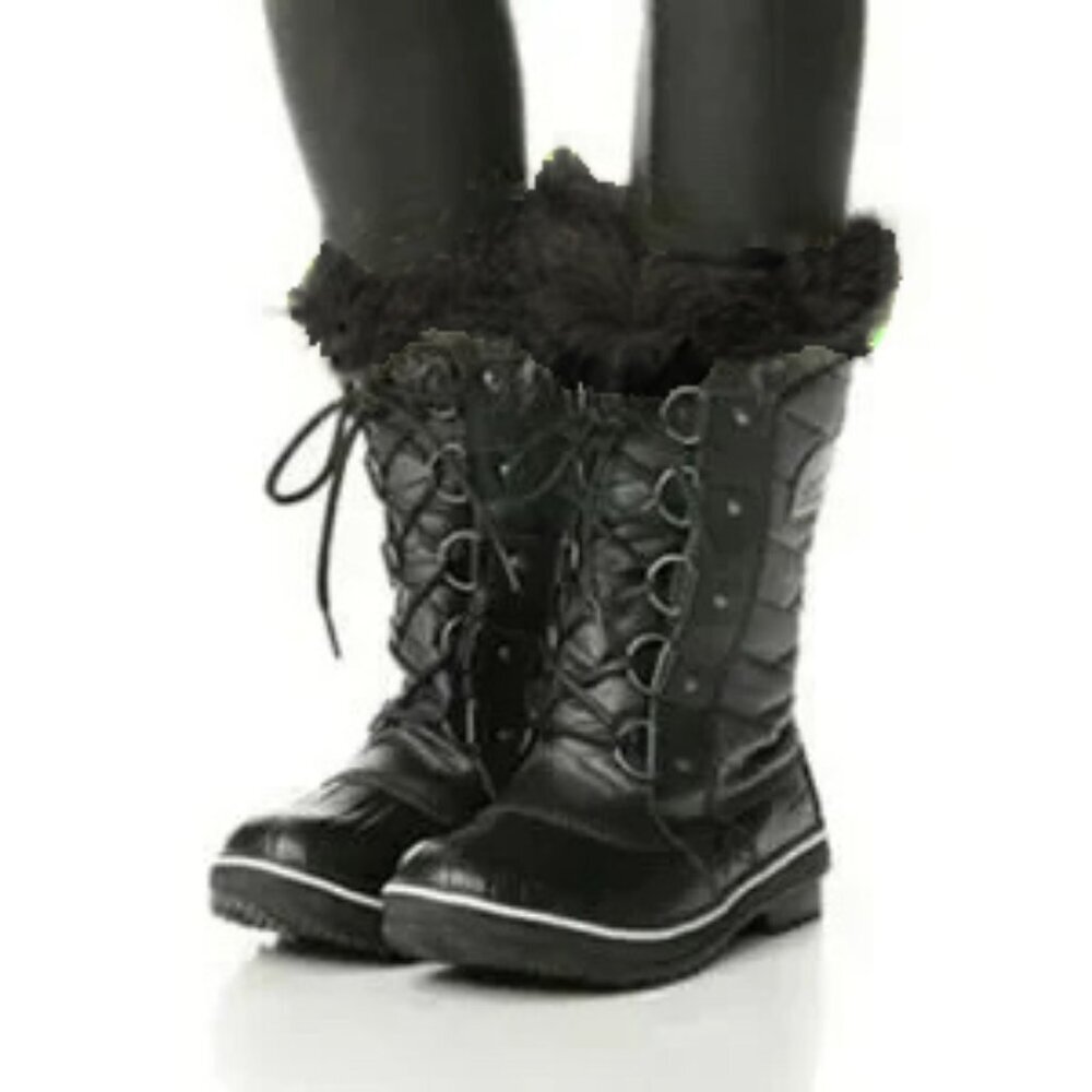 Sorel Tofino II Faux Fur Lined Waterproof Boot, Size Youth 6 / Women's 7 EU 38